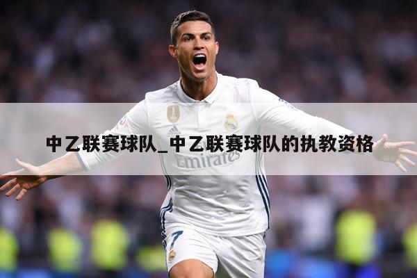 中乙联赛球队_中乙联赛球队的执教资格